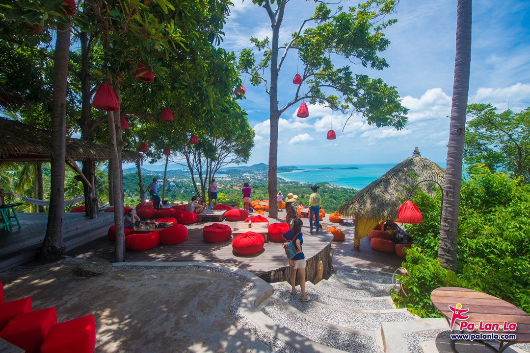 จุดชมวิว The Jungle Club เกาะสมุย จังหวัดสุราษฏร์ธานี ประเทศไทย